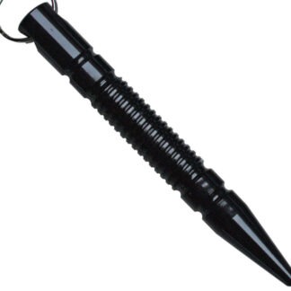 Kubotan Shape schwarz aus Aluminium zur Selbstverteidigung